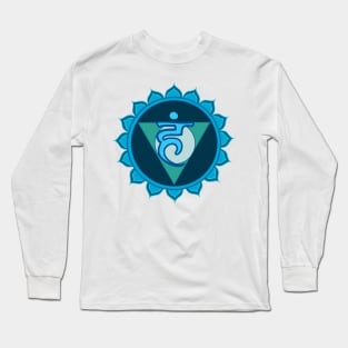 Vishudha or Throat Chakra Long Sleeve T-Shirt